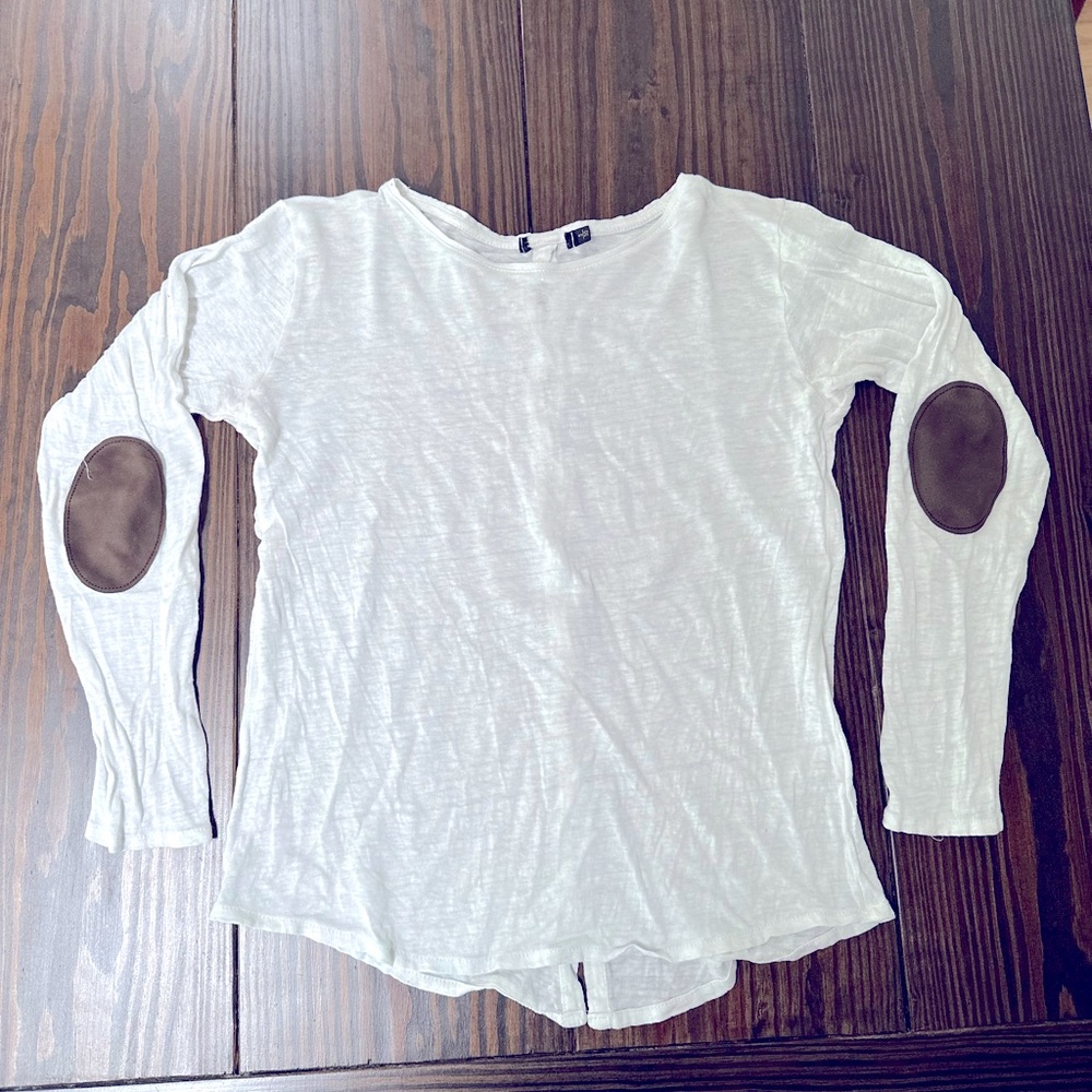 Sheer White Long Sleeve Top